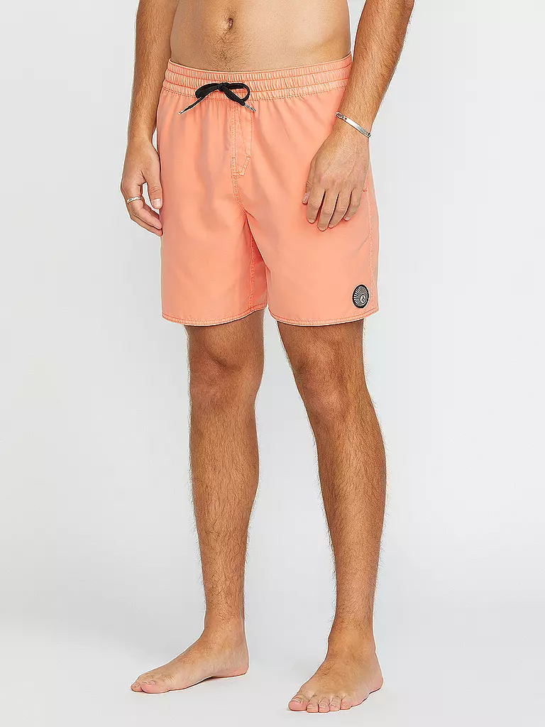 VOLCOM | Herren Badeshort Center Trunk 17 | koralle