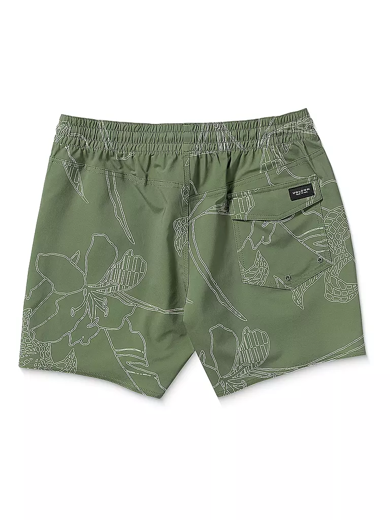 VOLCOM | Herren Badeshort Lido Print Trunk 16 | grau