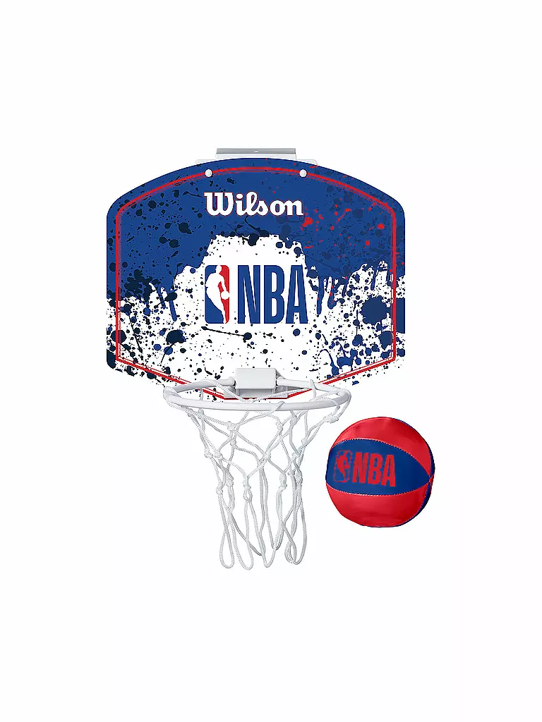 WILSON | NBA Team Mini Hoop Basketballkorb Los  | blau