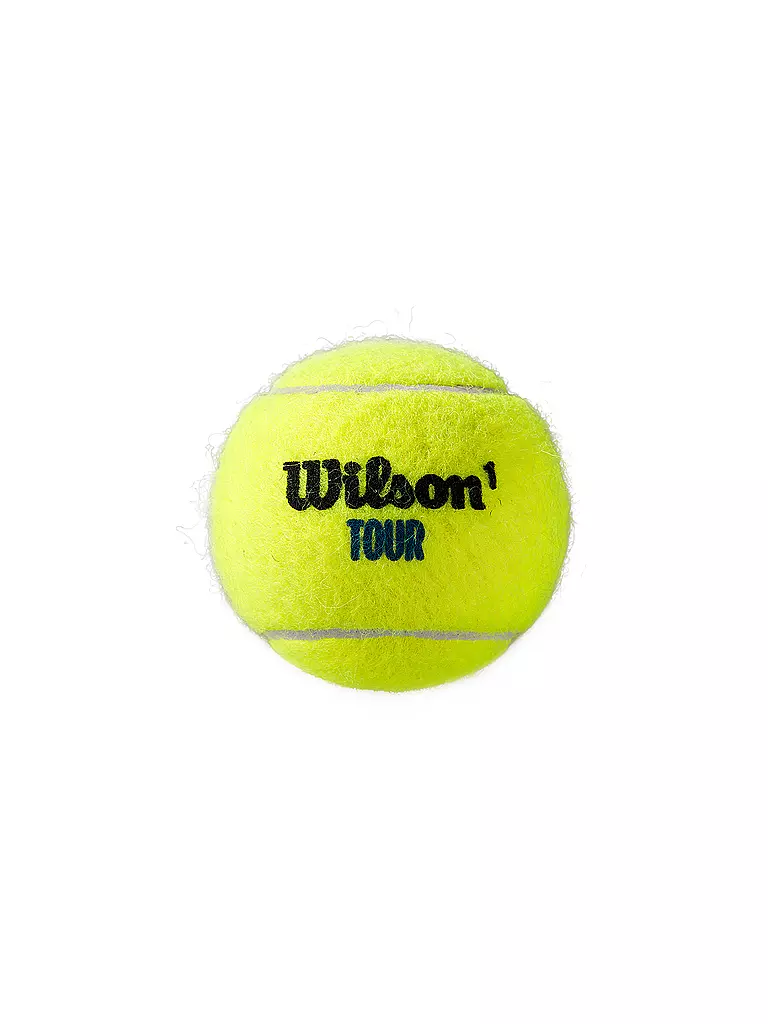 WILSON | Tennisbälle Tour Premier All Court 4er Dose | gelb