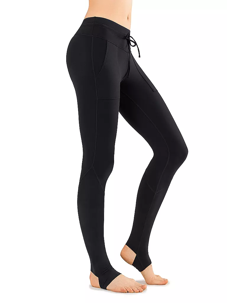 YVETTE | Damen Fitnesstight Daisy | schwarz